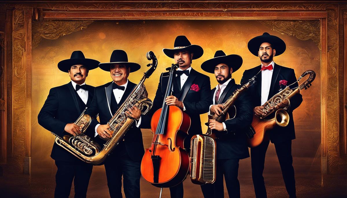 Imagen de música mexicana que muestra la pasión, diversidad y energía de la cultura musical en México